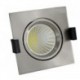 8W Lampa Spot LED COB patrata, ajustabila - INOX