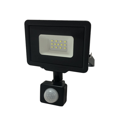 Black Friday - Reduceri Proiector LED 10w negru, cu senzor, exterior, slim, dall line Promotie