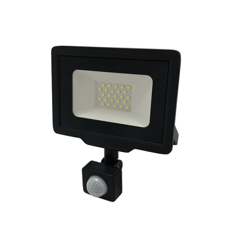 import Dated Get cold Proiector LED 20w negru, cu senzor, exterior, slim, dall line - Ledel.ro
