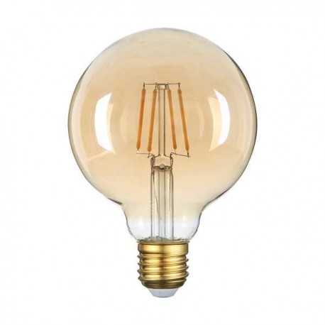 LED Bulb E27 G95 4W Golden Glass