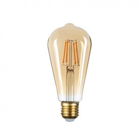 LED Bulb E27 ST64 4w Golden Glass
