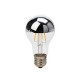 LED Bulb A60 E27 7W Half Silver Glass