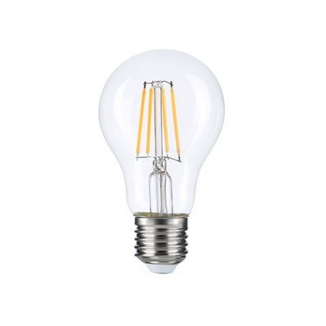 Bec LED E27 A60 8W Filament Lumina Rece, Lumina Naturala, Lumina Calda