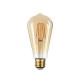 Bec LED CANDLE ST64 E27 8W GOLDEN GLASS