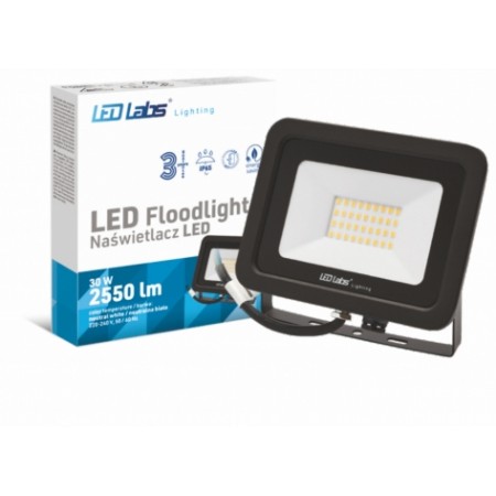 Black Friday - Reduceri LedLabs Proiector Led Slim 30W IP65 lumina naturala Promotie - Ledel
