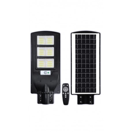 Black Friday - Reduceri Lampa Stradala LED 90W Cu Incarcare Solara, Telecomanda si Senzor Promotie